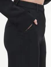 SHADOW WIDE LEG TROUSERS