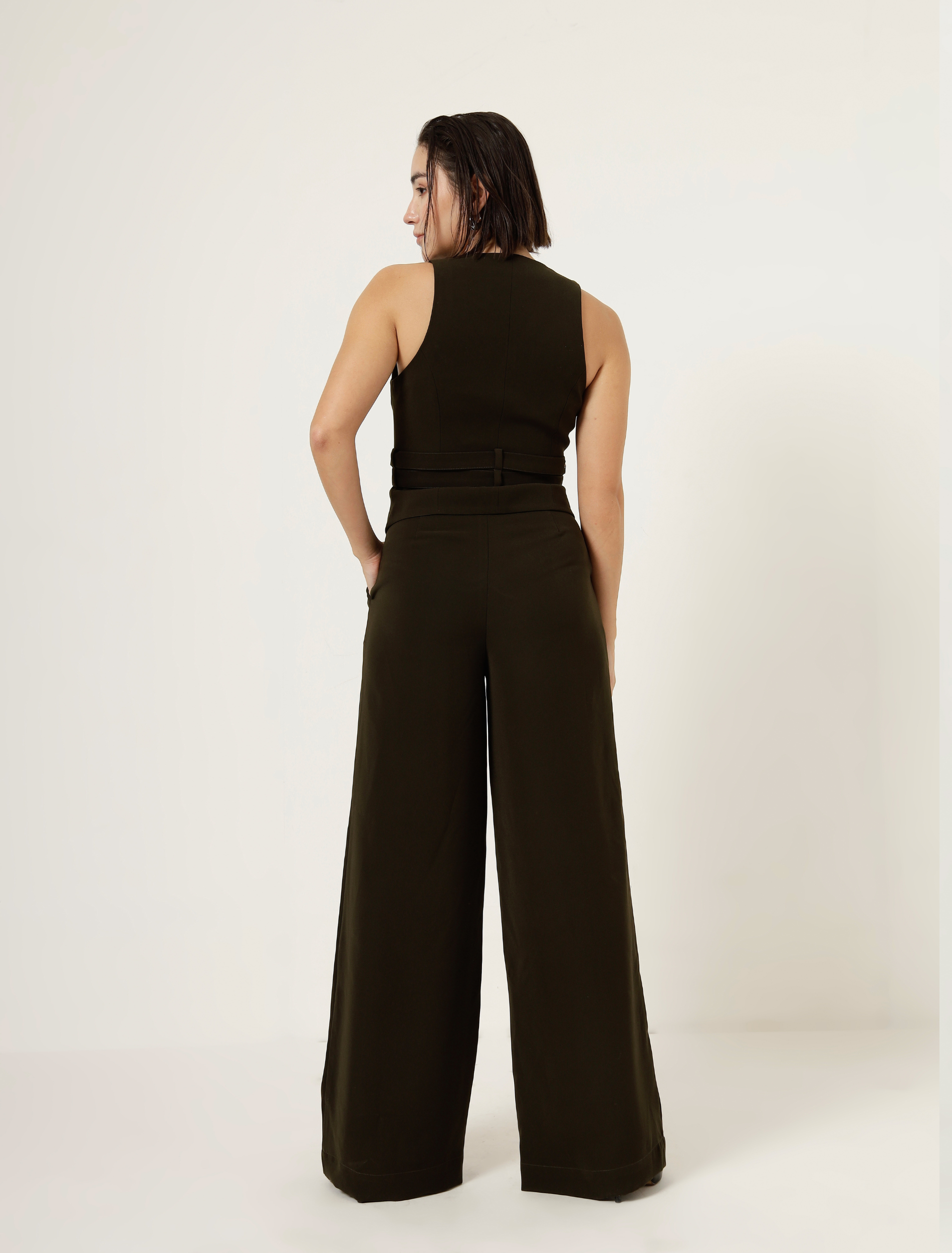 BONITA VEST -MYRTLE GREEN