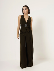 BONITA VEST -MYRTLE GREEN