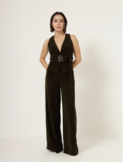 BONITA VEST -MYRTLE GREEN