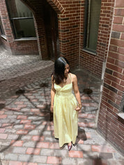 ISABELLA MAXI DRESS- Butter yellow