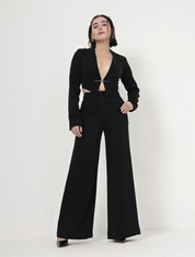 SHADOW WIDE LEG TROUSERS