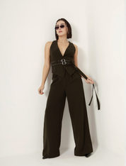 BONITA VEST -MYRTLE GREEN