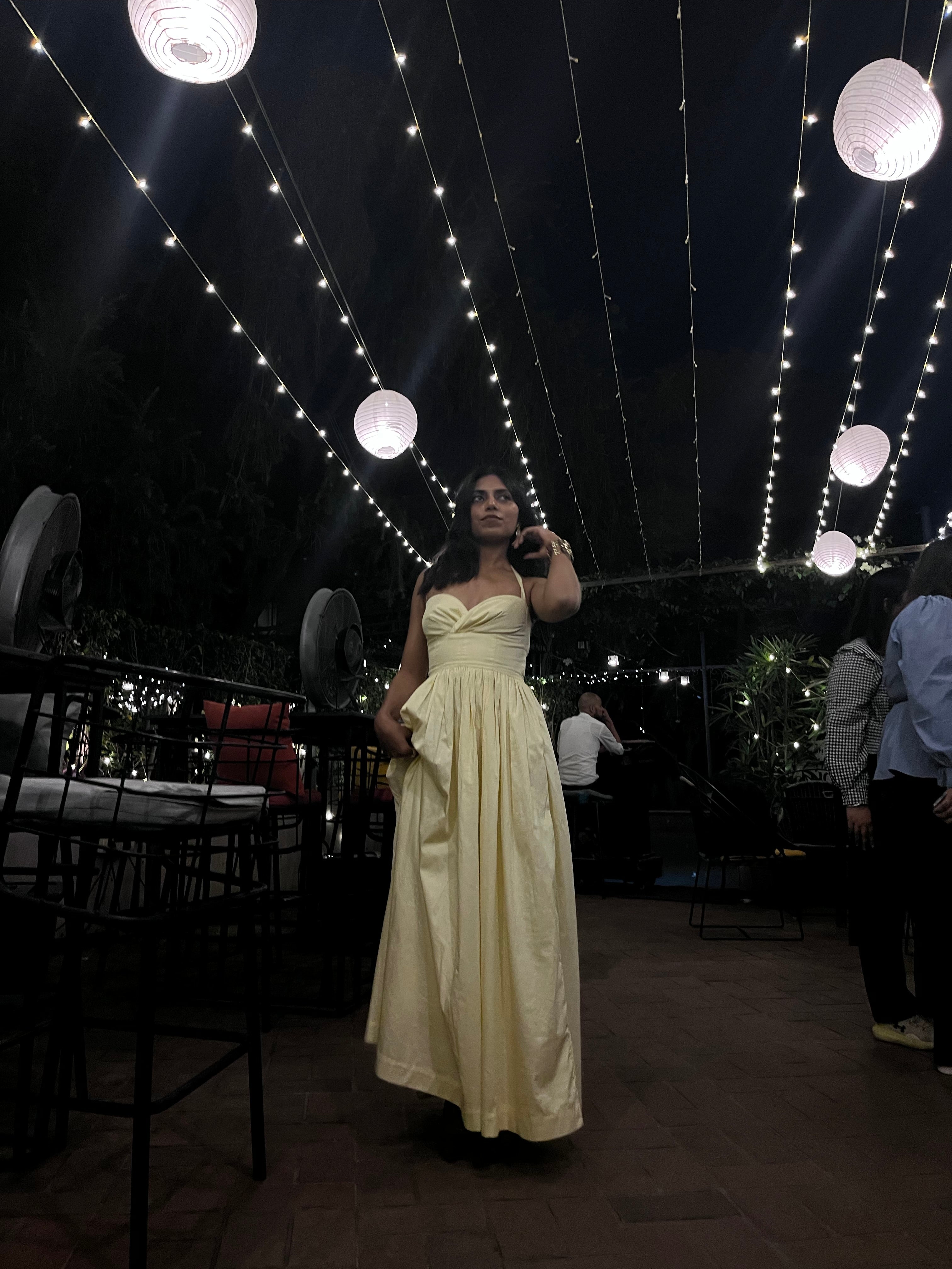 ISABELLA MAXI DRESS- Butter yellow