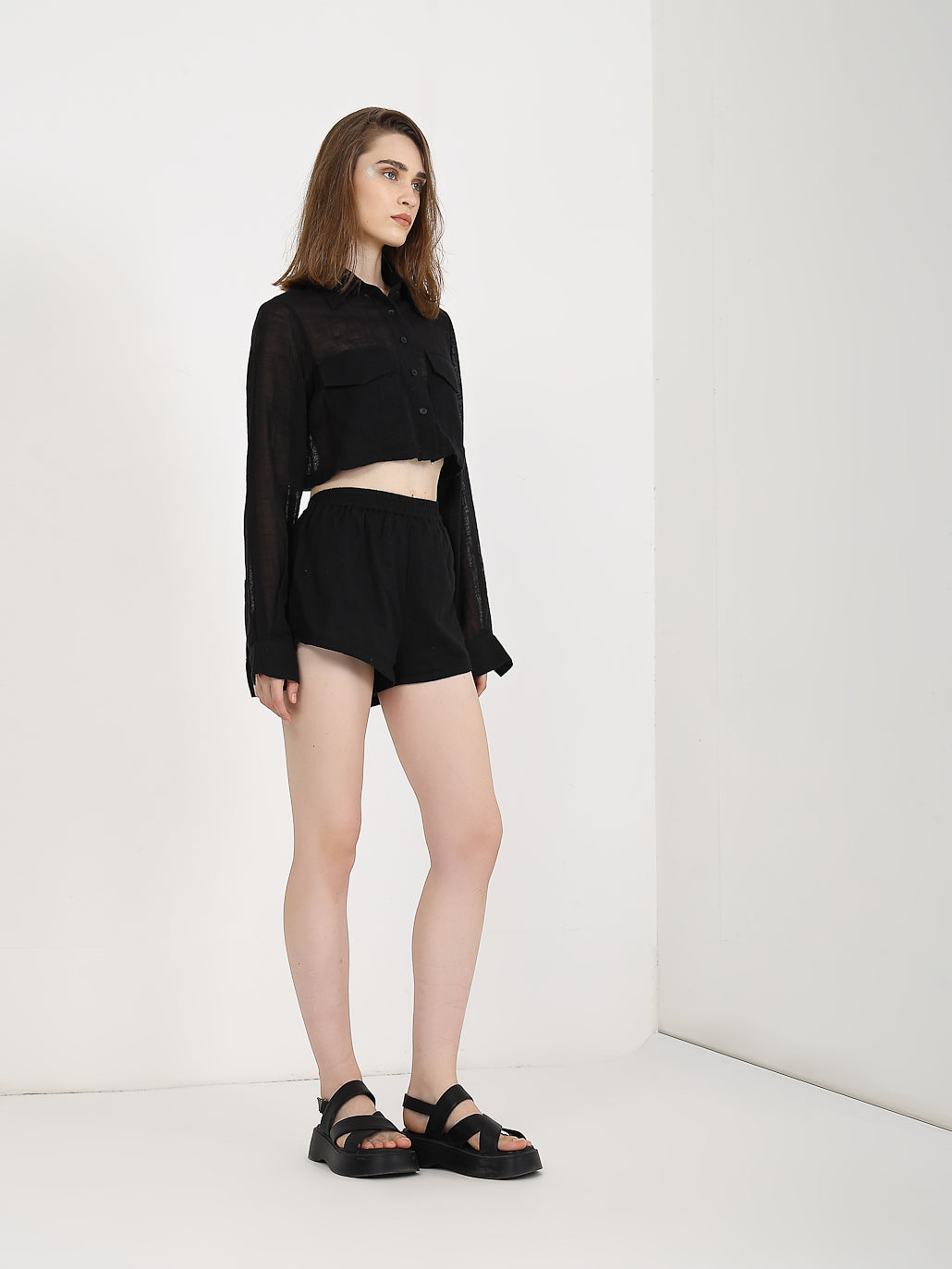 ARRIE CROP SHIRT