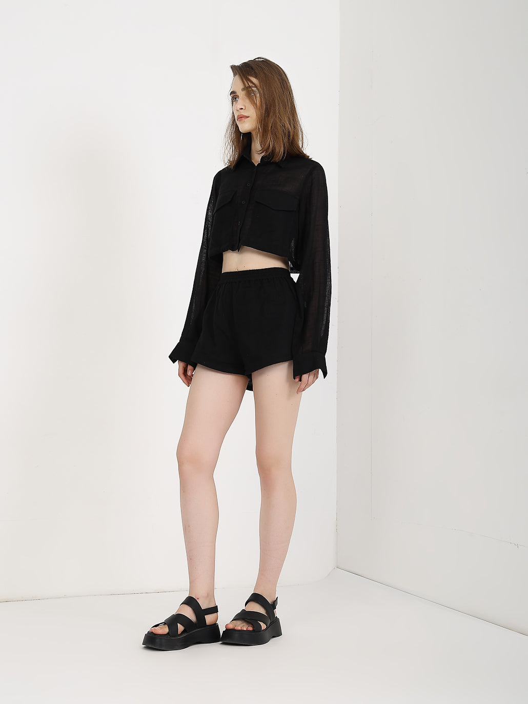 ARRIE CROP SHIRT