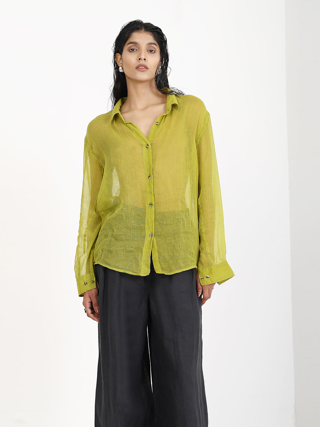 AUDIE SHEER SHIRT