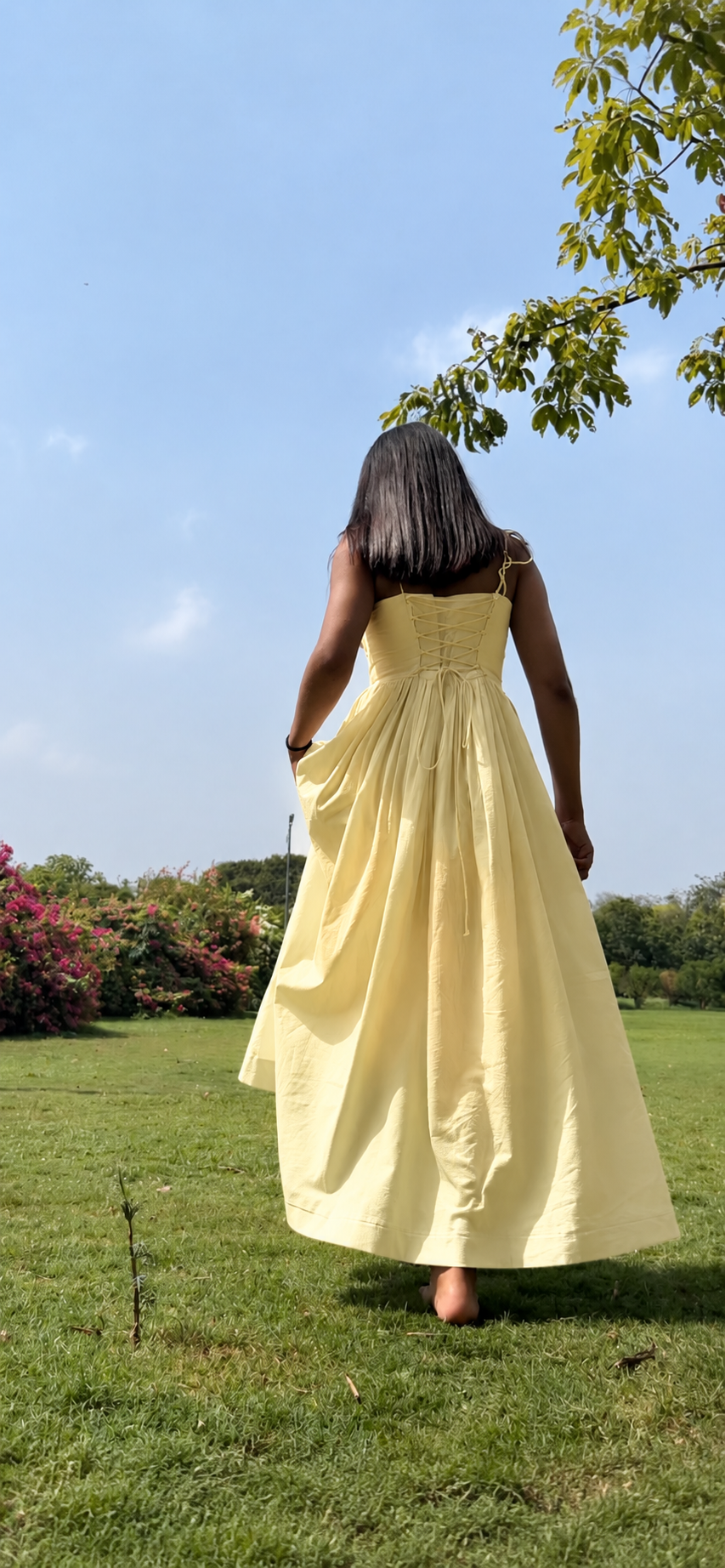 ELARA MAXI DRESS - butter yellow