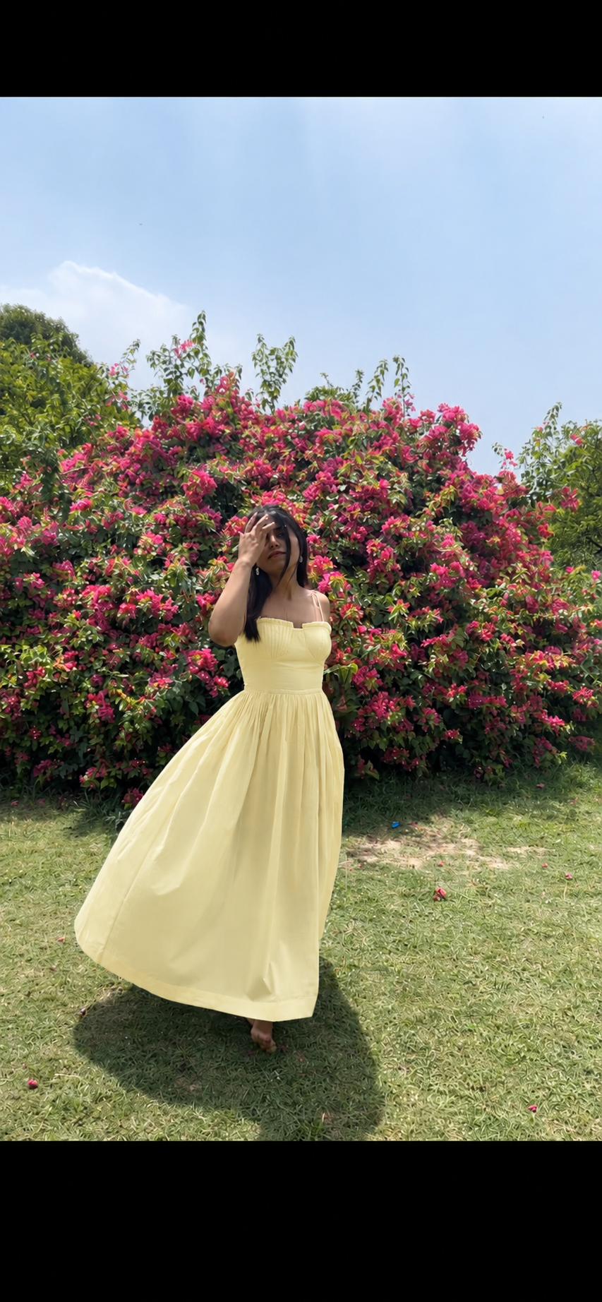 ELARA MAXI DRESS - butter yellow