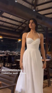 ISABELLA MAXI DRESS WHITE